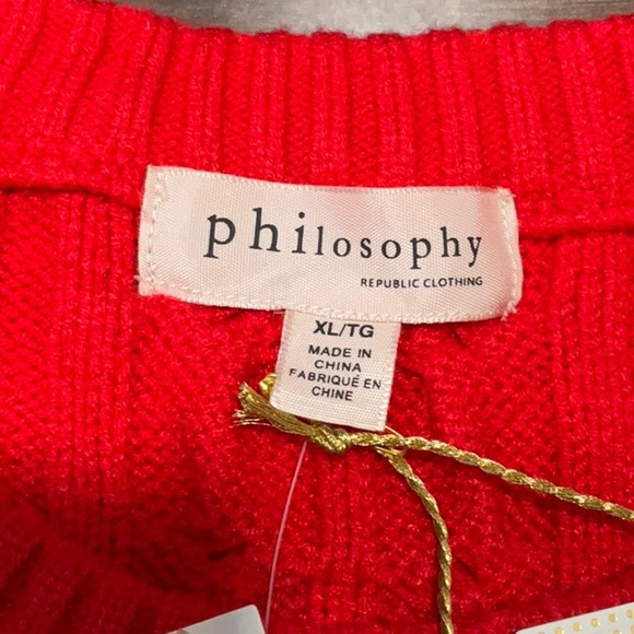 Philosophy Sweater NWT - Picture 6 of 10